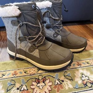Bearpaw 1845W Women's Bethany Tan Brown Snow Boots SZ 7